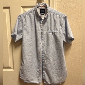 Denim & Flowers, small, light blue.